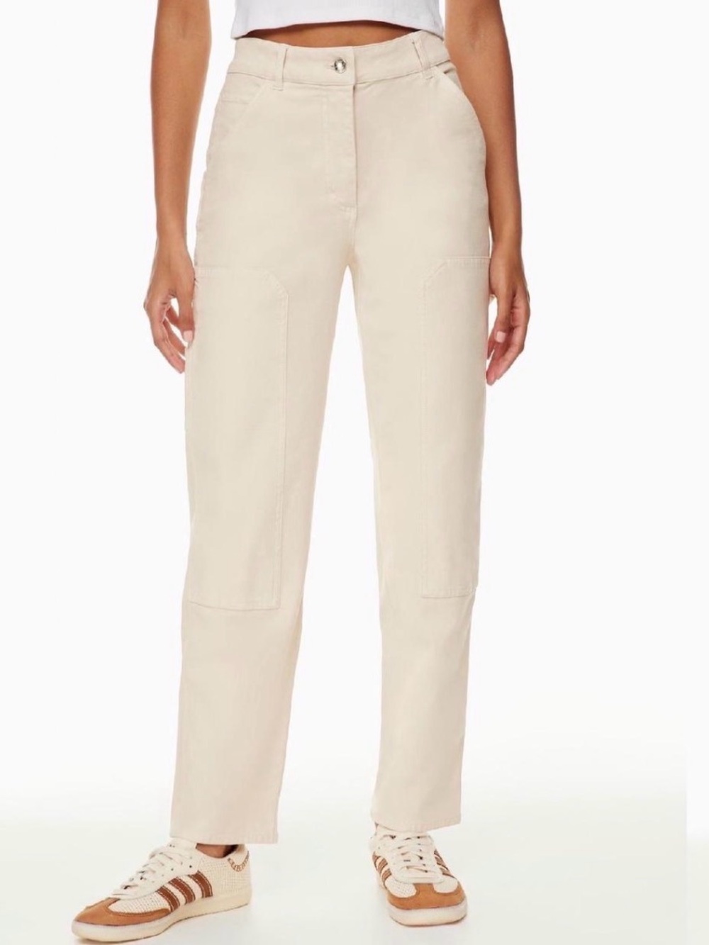 Wilfred Straight-Leg Utility Pants in Light Beige